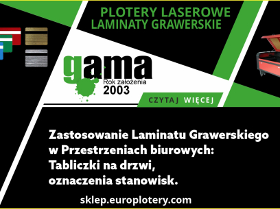 Zastosowanie Laminatu Grawerskiego w Przestrzeniach biurowych